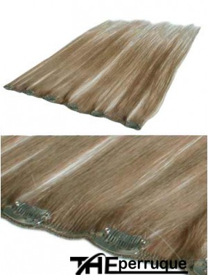 Perfect Blonde Straight Remy Hair Clip dans les extensions de cheveux