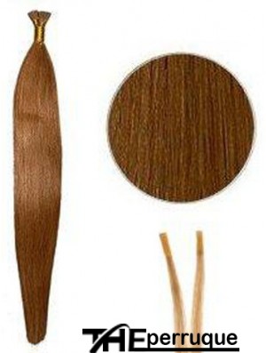 Auburn Straight Stick / I Tip Hair Extensions