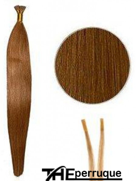 Auburn Straight Stick / I Tip Hair Extensions