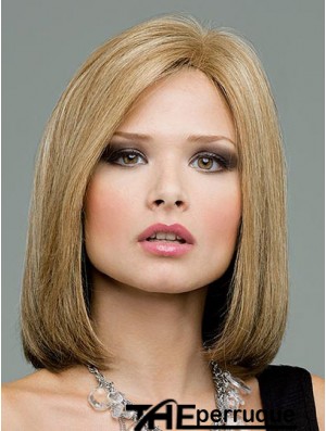 Lace Front épaule longueur droite blonde perruques Great Bob