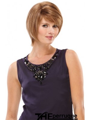 Bobs Short Auburn Straight No-Fuss Petite Perruques