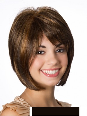 Coiffures droites avant de dentelle de 10 pouces Brown Bob