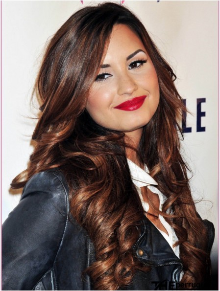 Perruques de cheveux  humains Demi  Lovato  femmes afro 