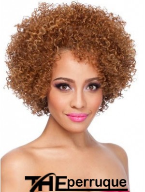 Afro-américain Afro Perruques Longueur Chin Style Kinky Coupe en couches