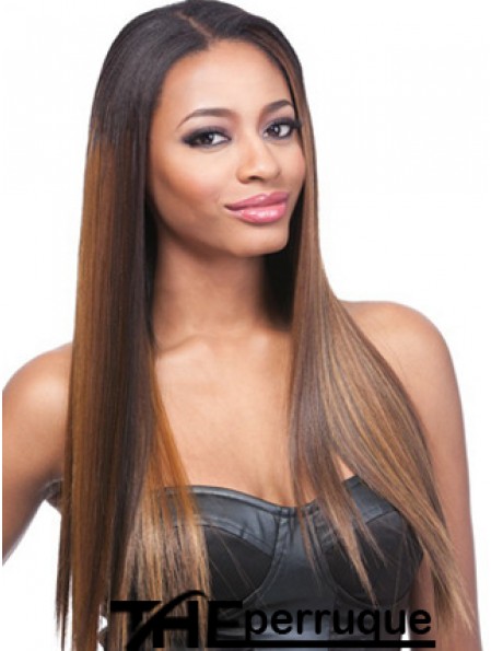 24  inchOmbre / 2 Tone Lace Front Wigs pour les femmes noires