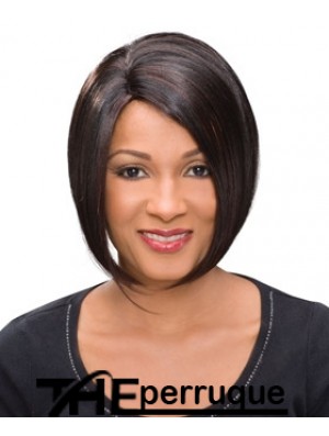 Perruques afro-américaines de longueur de menton Auburn Straight Bobs de haute qualité