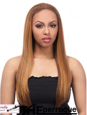 22 pouces Blonde Lace Front Wigs pour les femmes noires