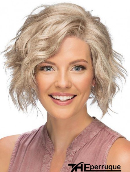 Lace Front Short Blonde Curly Perruques Classiques Abordables Pour Femmes