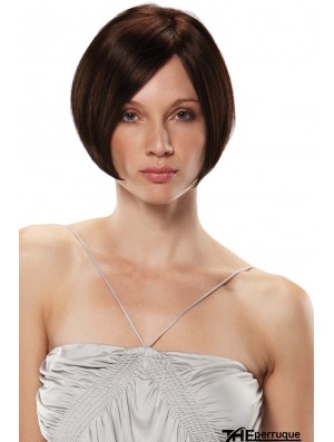 Perruques en dentelle synthétique UK vente courte longueur Auburn couleur Bobs Cut