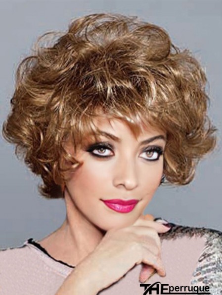 Curly Blonde Perfect Short Classic Perruques