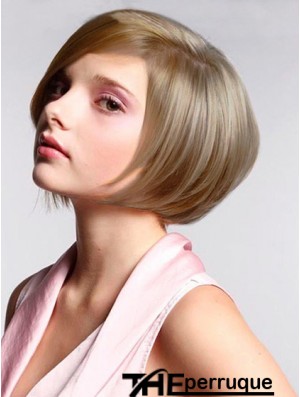 Lace Front Chin Longueur Straight Blonde Best Bob Perruques