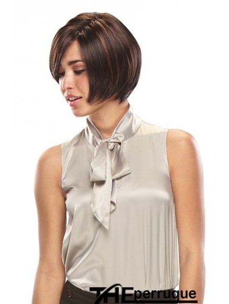 Lace Front Short Straight Brown Online Bob Perruques