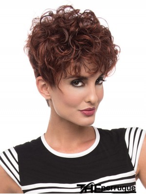 Curly Red Beautiful Short Classic Wigs