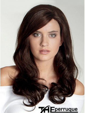 Wavy With Bangs Long Auburn Beautiful Lace Front Wigs