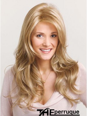 Incroyable Blonde Ondulée Layered Capless Longues Perruques