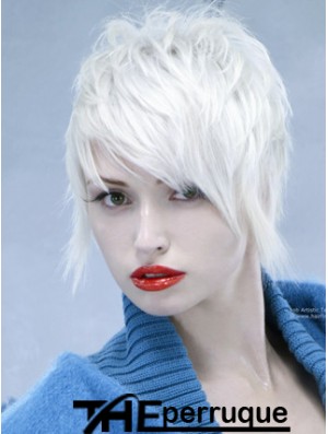 Full Lace Boycuts Short Straight 8 pouces Best Fashion Wigs