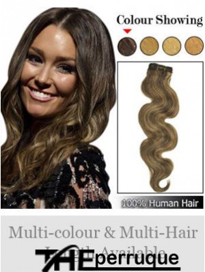 Prolongements de trame avec la couleur brune de Remy Wavy Style